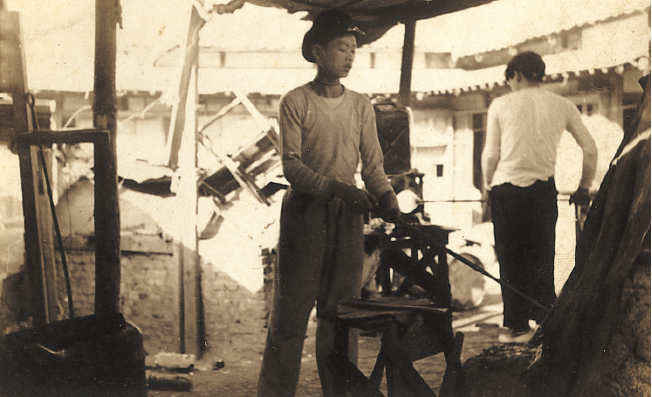 Production of Glass bottle